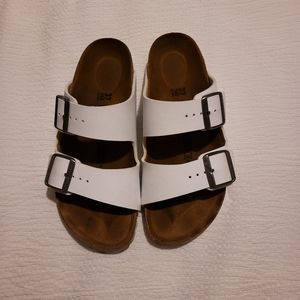 White Birkenstock Arizona
